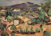 Paul Cezanne, Mountains seen from l'Estaque